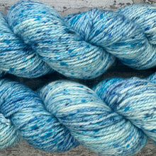 Load image into Gallery viewer, Ice Blue Sea Aran, soft superwash merino yarn