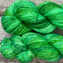 Load image into Gallery viewer, Green Chromis Fish, merino nylon sock yarn