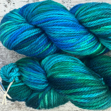 Load image into Gallery viewer, Peacock Aran, soft superwash merino yarn