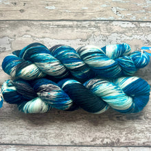 Load image into Gallery viewer, Blue Footed Booby, merino nylon sock yarn