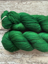 Load image into Gallery viewer, Christmas Green DK, merino nylon sock yarn