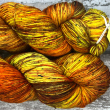 Load image into Gallery viewer, Sunflowers, merino nylon sock yarn