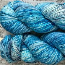Load image into Gallery viewer, Turquoise Sea, merino nylon sock yarn