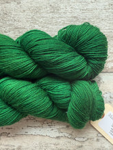 Load image into Gallery viewer, Christmas Green DK, merino nylon sock yarn