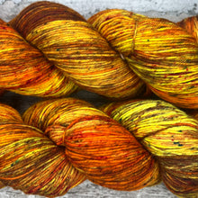 Load image into Gallery viewer, Sunflowers, merino nylon sock yarn