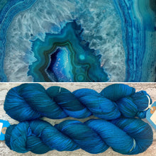 Load image into Gallery viewer, Geode, merino nylon sock yarn