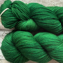 Load image into Gallery viewer, Christmas Green, merino nylon sock yarn
