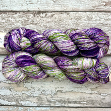 Load image into Gallery viewer, Purple Haired Plant Mom, merino nylon sock yarn