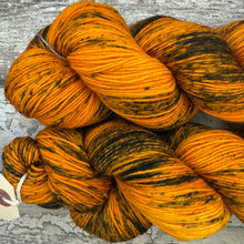 Load image into Gallery viewer, Pumpkin, merino nylon sock yarn