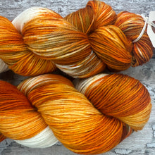 Load image into Gallery viewer, Ginger Tabby Cat, merino nylon sock yarn
