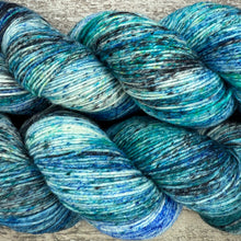 Load image into Gallery viewer, Sea Spray, merino nylon sock yarn