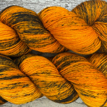 Load image into Gallery viewer, Pumpkin, merino nylon sock yarn