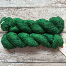 Load image into Gallery viewer, Christmas Green, merino nylon sock yarn