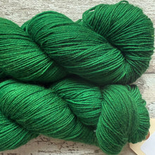 Load image into Gallery viewer, Christmas Green, merino nylon sock yarn