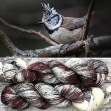 Load image into Gallery viewer, Crested Tit, British Birds Bluefaced Leicester