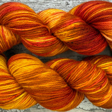 Load image into Gallery viewer, Flame Tetra Fish DK, merino nylon yarn