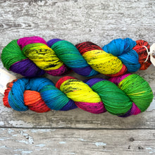 Load image into Gallery viewer, Rainbow Much? merino nylon sock yarn