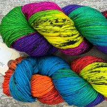 Load image into Gallery viewer, Rainbow Much? merino nylon sock yarn