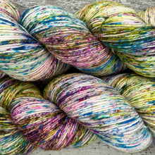 Load image into Gallery viewer, Aqueous Bloom, merino nylon sock yarn