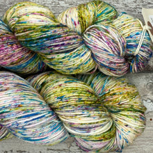 Load image into Gallery viewer, Aqueous Bloom, merino nylon sock yarn