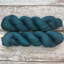 Load image into Gallery viewer, Dark Teal, merino nylon sock yarn