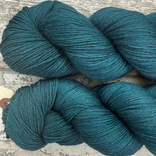 Load image into Gallery viewer, Dark Teal, merino nylon sock yarn
