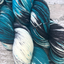 Load image into Gallery viewer, Magpie, merino nylon sock yarn