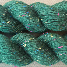 Load image into Gallery viewer, Christmas Tree Lights Donegal Aran, merino yarn