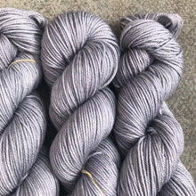 Load image into Gallery viewer, A Nice Grey DK, hand-dyed merino nylon yarn