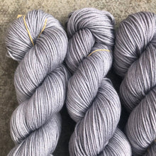 Load image into Gallery viewer, A Nice Grey DK, hand-dyed merino nylon yarn