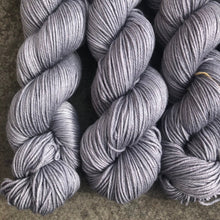 Load image into Gallery viewer, A Nice Grey DK, hand-dyed merino nylon yarn