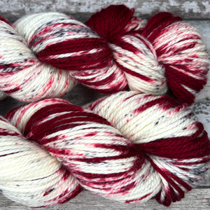 Winter Berries Aran, soft superwash merino yarn