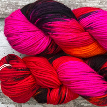 Load image into Gallery viewer, My Life is Lava DK, UV reactive merino nylon yarn