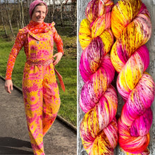Load image into Gallery viewer, That's Enough, UV reactive merino nylon yarn