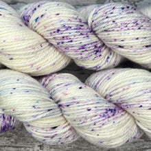 Load image into Gallery viewer, Crocuses in the Snow Aran, soft superwash merino yarn