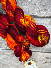 Load image into Gallery viewer, Inner Fire, merino nylon sock yarn