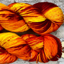 Load image into Gallery viewer, Inner Fire, merino nylon sock yarn