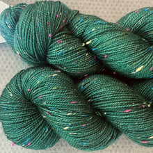 Load image into Gallery viewer, Christmas Tree Lights Donegal, merino fingering yarn