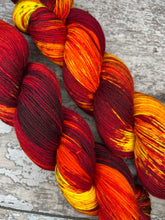 Load image into Gallery viewer, Inner Fire, merino nylon sock yarn