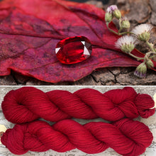 Load image into Gallery viewer, Ruby, merino nylon sock yarn