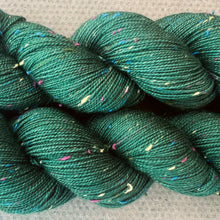 Load image into Gallery viewer, Christmas Tree Lights Donegal, merino fingering yarn