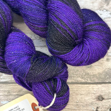 Load image into Gallery viewer, Distant Galaxies Sparkle, merino nylon sock yarn