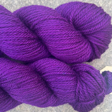 Load image into Gallery viewer, Royal Purple Aran, soft superwash merino yarn