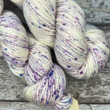 Load image into Gallery viewer, Crocuses in the Snow Aran, soft superwash merino yarn