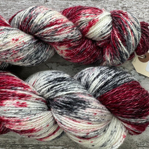 Winter Berries, merino pima cotton 4ply yarn