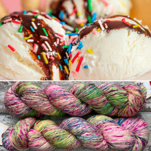 Load image into Gallery viewer, SALE Sprinkles, merino nylon sock yarn