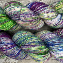 Load image into Gallery viewer, Frogger Lily, merino nylon sock yarn