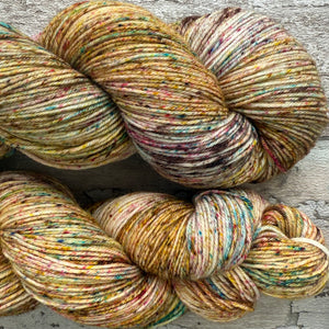 Amongst the Flowers, merino nylon sock yarn