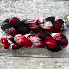 Load image into Gallery viewer, Rose Red, merino nylon sock yarn