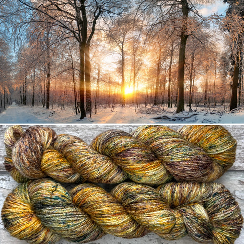 Winter Light, merino pima cotton 4ply yarn